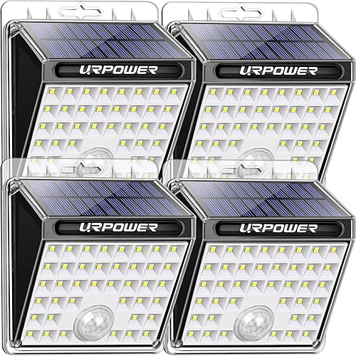 URPOWER Solar Lights Outdoor, 40 LED Wireless Motion Sensor