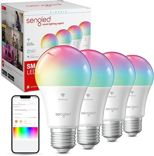 Sengled Smart Wi-Fi LED Multicolor A19 Bulb