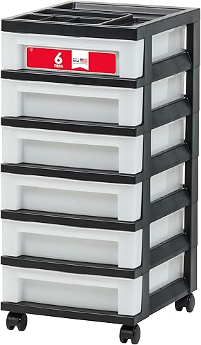 IRIS USA 5-Drawer Storage Cart