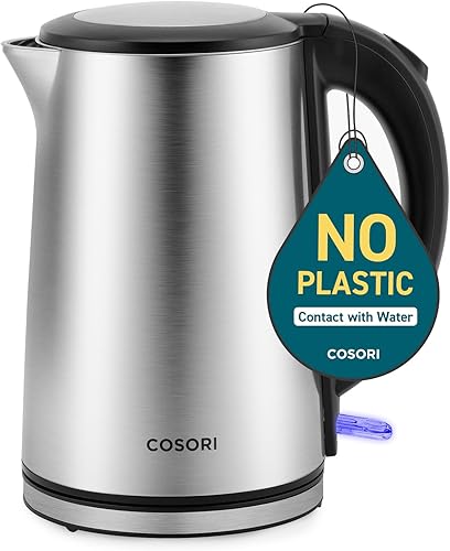 COSORI Electric Kettle Stainless Steel with Double Wall