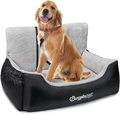 BurgeonNest Dog Car Seat for Medium Dogs up to 45 lbs