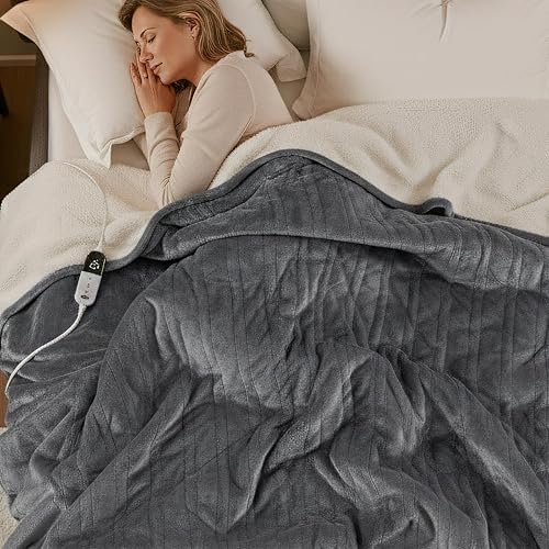 Biddeford Blankets Comfort Knit Heated Blanket