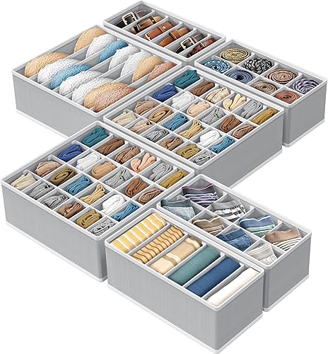 SimpleHouseware 6-Piece Drawer Organizer Bins