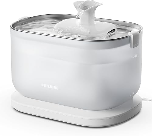 PETLIBRO Stainless Steel Ultra-Quiet Cat Water Fountain 2.5L